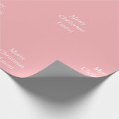 クリスマスパーソナライズされた紙 ラッピングペーパー (角)