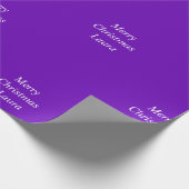 クリスマスパーソナライズされた紙 ラッピングペーパー (角)