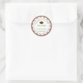 クリスマスパーソナライズされた缶詰 |自家製 ラウンドシール (バッグ)