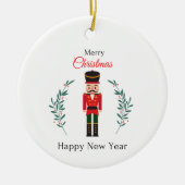 クリスマスパーソナライズされた飾りカスタムクリスマスo セラミックオーナメント (正面)