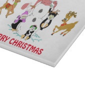 クリスマスパーソナライズされた カッティングボード (角)