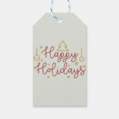 クリスマスパーソナライズされた ギフトタグ (裏面)