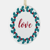 クリスマスパーソナライズされた セラミックオーナメント (右)