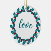 クリスマスパーソナライズされた セラミックオーナメント (右)