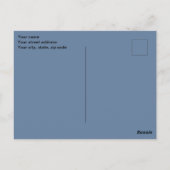 クリスマスパーソナライズされた（鳥）ショウジョウコウカンチョウはがき、はがき ポストカード (裏面)