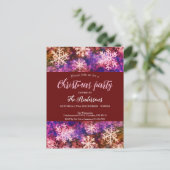 クリスマスパーティの招待状の休日はがき シーズンポストカード (スタンド正面)