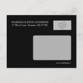 クリスマスパーティの招待状はがき インビテーションポストカード (裏面)