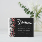 クリスマスパーティの招待状はがき インビテーションポストカード (スタンド正面)