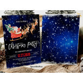 クリスマスパーティの招待状ウィンターサンタトインデア 招待状