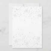 クリスマスパーティの招待状ウィンターサンタトインデア 招待状 (裏面)