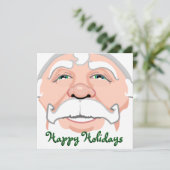 クリスマスパーティの招待状カスタムサンタカード 招待状 (スタンド正面)