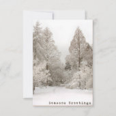 クリスマスパーティの招待状カスタムホリデーカード 招待状 (正面)