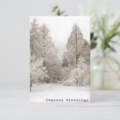 クリスマスパーティの招待状カスタムホリデーカード 招待状 (スタンド正面)