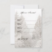 クリスマスパーティの招待状カスタムホリデーカード 招待状 (裏面)