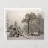 クリスマスパーティの招待状カスタムホリデーカード 招待状 (正面/裏面)