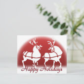 クリスマスパーティの招待状カスタムホリデーカード 招待状 (スタンド正面)