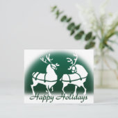 クリスマスパーティの招待状カスタムホリデーカード 招待状 (スタンド正面)