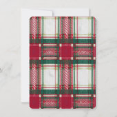 クリスマスパーティの招待状カードくるみ割りテーマ 招待状 (裏面)