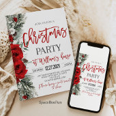 クリスマスパーティの招待状クリスマスパーティー招待状 招待状