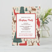 クリスマスパーティの招待状デアーズ 招待状 (スタンド正面)