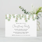 クリスマスパーティの招待状ホリデーパーティー招待状 招待状 (スタンド正面)