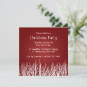 クリスマスパーティの招待状ホリデーパーティー招待状 招待状 (スタンド正面)