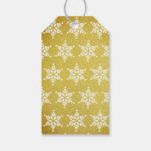 クリスマスパーティの招待状企業のビジネスロゴ ギフトタグ (裏面)