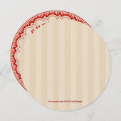 クリスマスパーティの招待状類型デザイン 招待状 (正面/裏面)