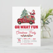 クリスマスパーティの招待状、ああ何おもしろい招待状 招待状 (スタンド正面)