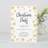 クリスマスパーティの招待状|かわいいペンギン 招待状 (スタンド正面)