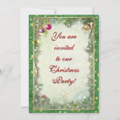 クリスマスパーティの招待状(すべての文字をカスタマイズ可能) 招待状 (正面)