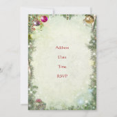 クリスマスパーティの招待状(すべての文字をカスタマイズ可能) 招待状 (裏面)