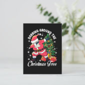 クリスマスパーティの招待状 インビテーションポストカード (スタンド正面)