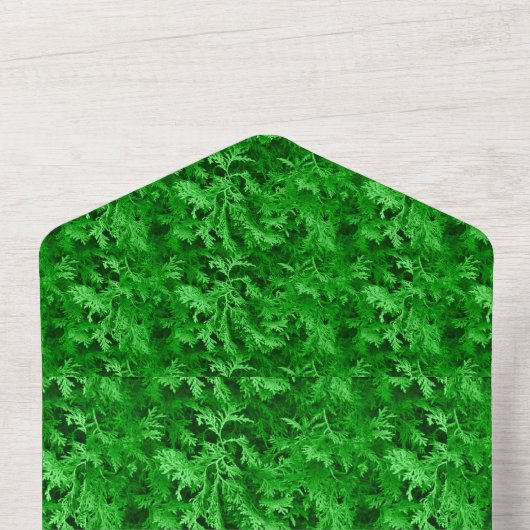 クリスマスパーティの招待状 オールインワン招待状 (内側上部)