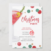 クリスマスパーティの招待状、クリスマスパーティー 招待状 (正面)