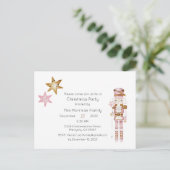 クリスマスパーティの招待状、クリスマス招待状はがき シーズンポストカード (スタンド正面)