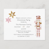 クリスマスパーティの招待状、クリスマス招待状はがき シーズンポストカード (正面)