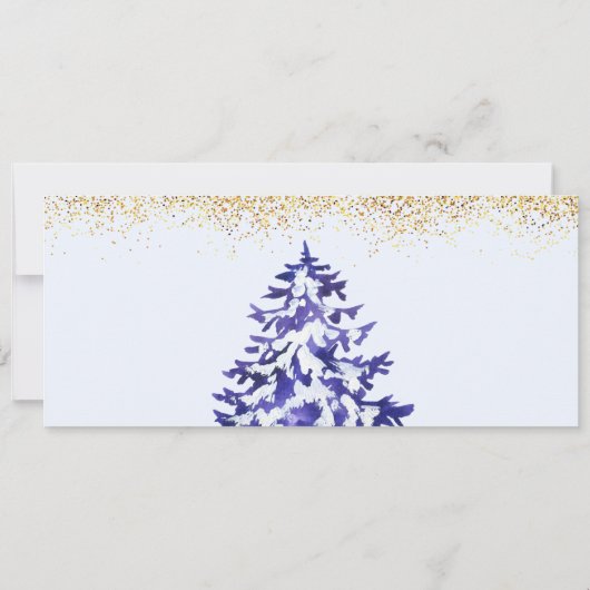 クリスマスパーティの招待状、クリスマス招待状 招待状 (裏面)