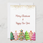 クリスマスパーティの招待状、クリスマス招待状 招待状 (裏面)