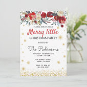 クリスマスパーティの招待状、クリスマス招待状 招待状 (スタンド正面)