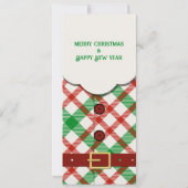 クリスマスパーティの招待状、クリスマス招待状 招待状 (裏面)