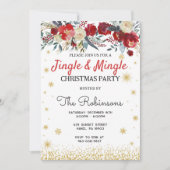 クリスマスパーティの招待状、クリスマス招待状 招待状 (正面)