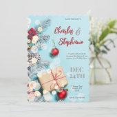 クリスマスパーティの招待状、クリスマス招待状 招待状 (スタンド正面)