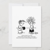 クリスマスパーティの招待状 – サンタと子供 招待状 (正面)