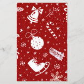 クリスマスパーティの招待状 チラシ (裏面)