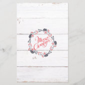 クリスマスパーティの招待状 チラシ (裏面)