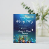 クリスマスパーティの招待状 招待状 (スタンド正面)