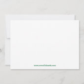 クリスマスパーティの招待状 招待状 (裏面)