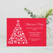 クリスマスパーティの招待状 招待状 (スタンド正面)