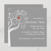 クリスマスパーティの招待状 招待状 (正面/裏面)